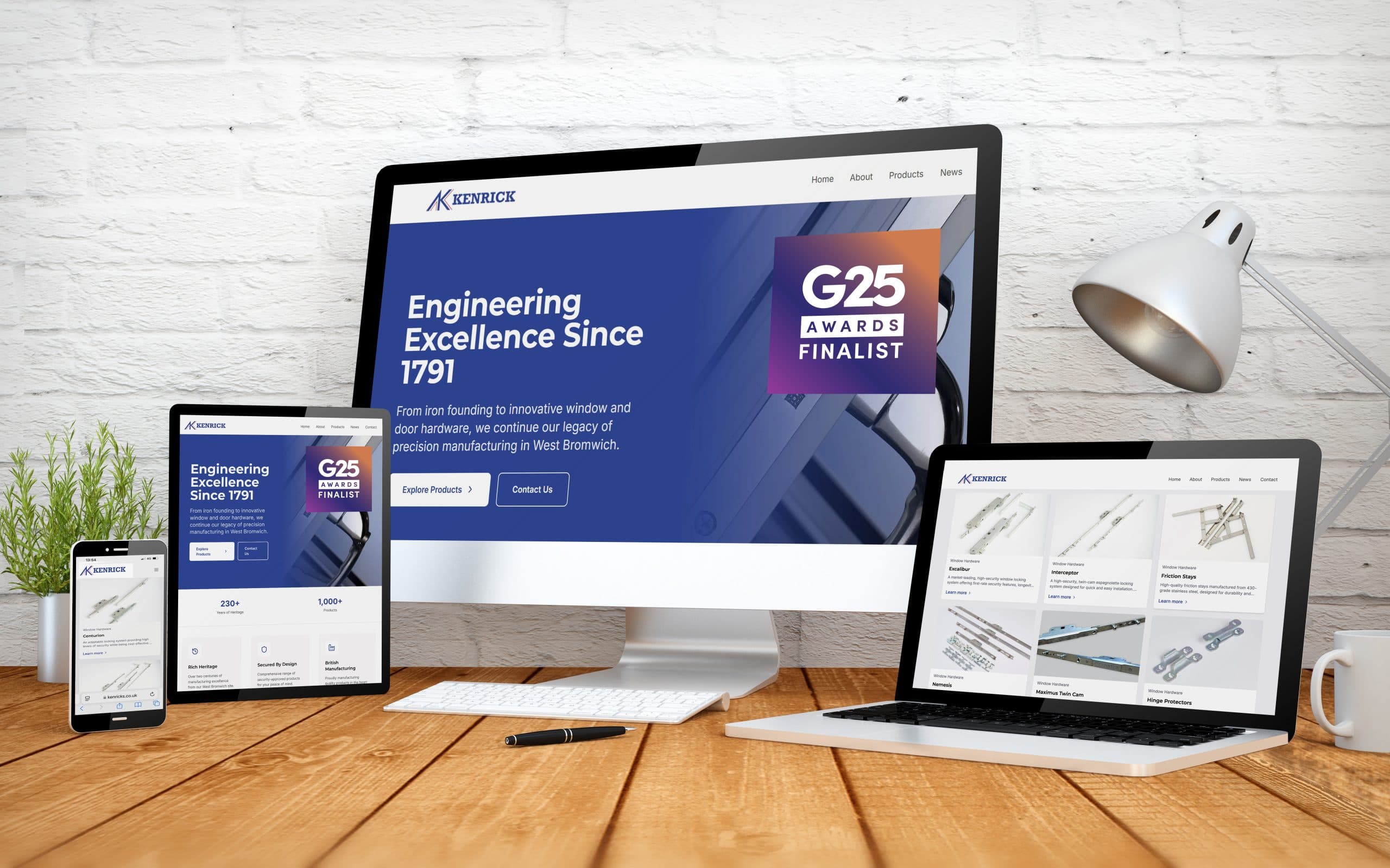 Kenricks celebrates finalist status at G25 Awards 